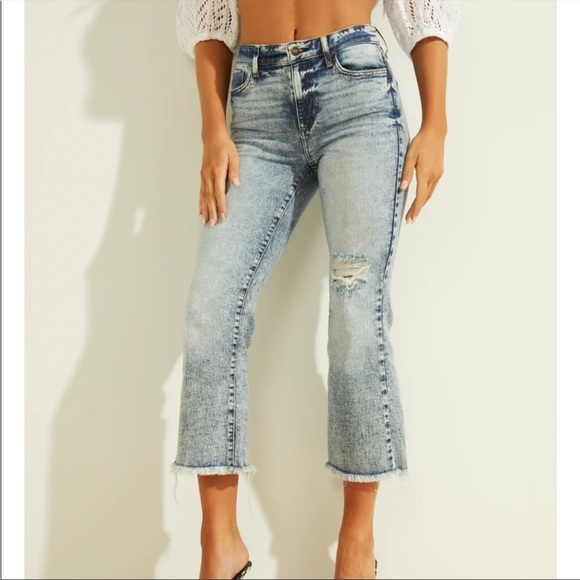 Guess Kick Flare acid wash jeans 30 - Picture 5 of 12